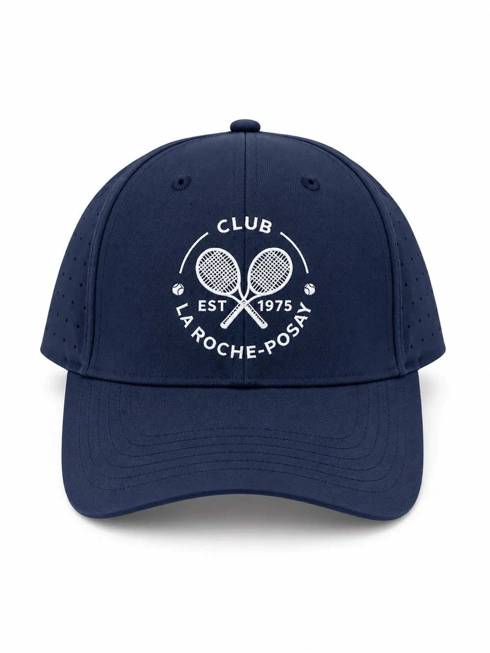 La Roche-Posay Club Tennis Hat Navy Embroidered Baseball Cap NWT